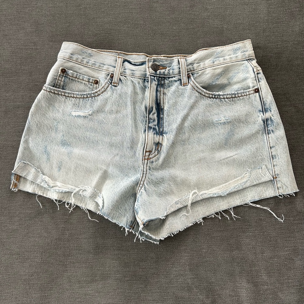 PISTOLA light denim shorts
